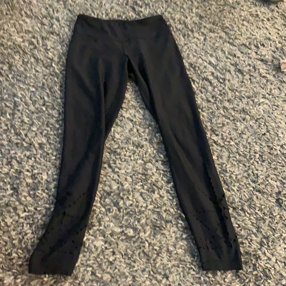 90 Degree full length black leggings